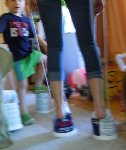 My niece's "insufficient" stilts