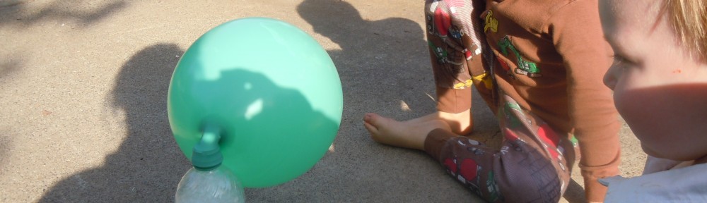 Of Bottles, Balloons, & Sunny Afternoons: fun with science
